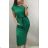 Langärmliges Damenkleid (uni SL) ITALIAN Fashion IM818042