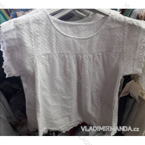 T-Shirt Bluse Kurzarm Damen (uni sl) ITALIAN MODE IM919680