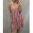 Sommer ärmelloses kurzes Kleid (uni s / m) italienische Mode IM919663
