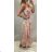 Langes Sommer Damen Kleid (uni sm) ITALIENISCHER MODUS IM919550
