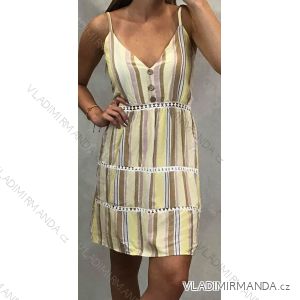 Kleid kurz für Kleiderbügel mit Knöpfen Frauen (uni s / m) ITALIENISCHER MODUS IM919609
