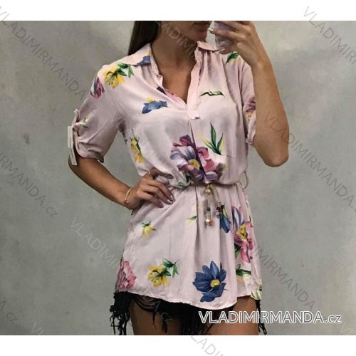 shirt ala dress 3/4 langarm damen (uni s / m) ITALIENISCHER MODUS IM919611
