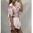 shirt ala dress 3/4 langarm damen (uni s / m) ITALIENISCHER MODUS IM919611
