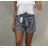 Shorts Sommer Damen Streifen (uni s / m) ITALIENISCHER MODUS IM919758