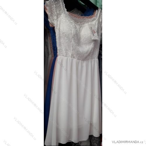 Elegantes kurzes Damenkleid (uni s / l) ITALIAN FASHION IM919632
