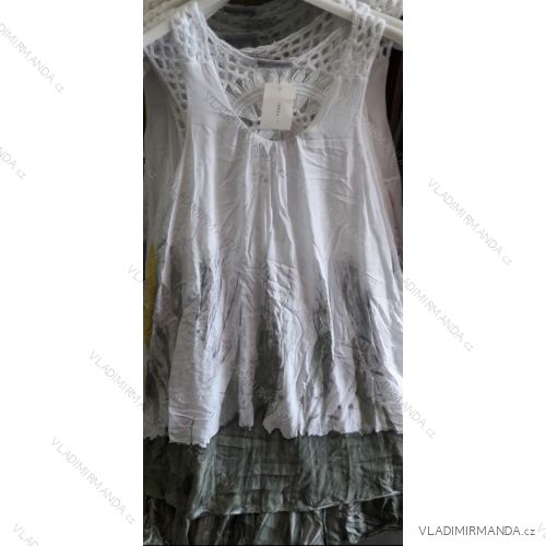Sommer kurzes Kleid Ombre Frauen (uni s / l) italienische Mode IM919643
