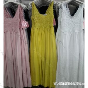 Sommer lange Kleiderbügel für Frauen (uni s / l) ITALIENISCHE MODE IM719296
