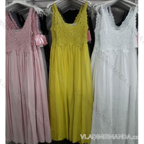 Sommer lange Kleiderbügel für Frauen (uni s / l) ITALIENISCHE MODE IM719296
