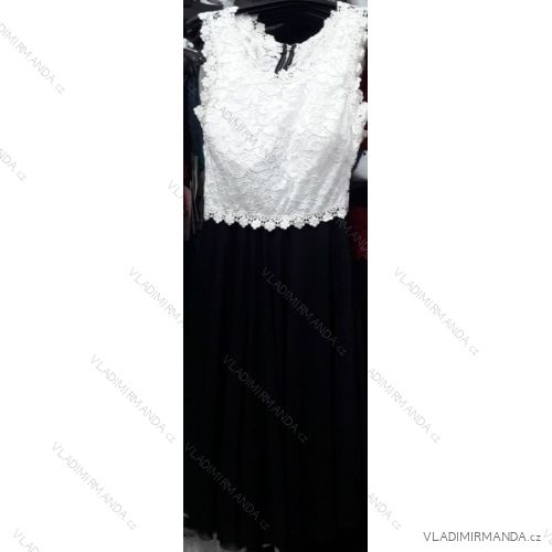 Ärmelloses Kleid elegante Damen (uni sl) ITALIENISCHE MODE IM919706