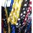 Sommer Kurzarm Kleid Frauen Polka Dot (uni s / m) ITALIENISCHER MODUS IM919696
