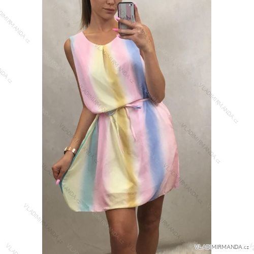 Kurzes Damenkleid (uni s / m) ITALIAN MODE IM919709
