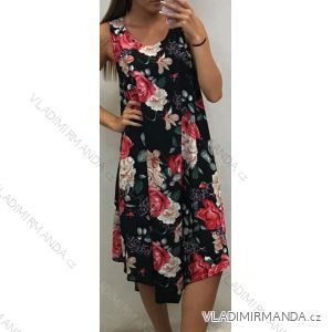 Sommerkleid breite breite Kleiderbügel Frauen (m / xxl) ITALIENISCHER MODUS IM619JS-6232