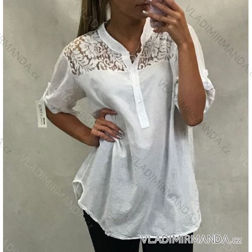 Hemdtunika 3/4 langarm (uni sl) ITALIENISCHE MODA IM518236
