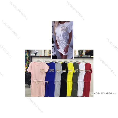 Kurzes Sommerkleid Damen (uni sl) ITALIENISCH MODA IM1519407Y10
