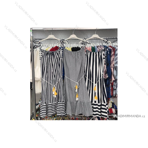 Kurzes Sommerkleid Damen (uni sl) ITALIENISCH MODA IM15190107Y11
