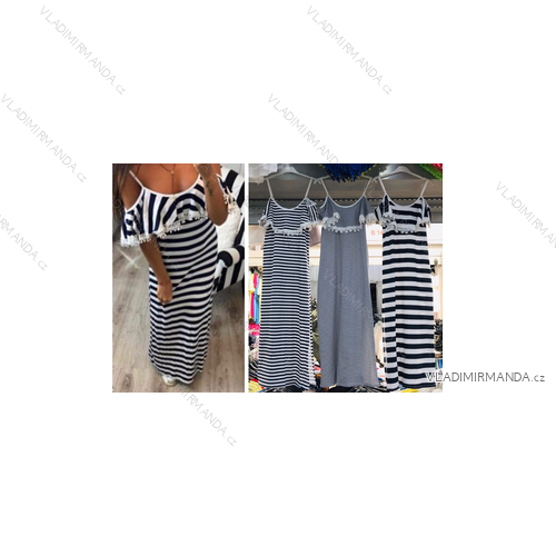 Langes Sommerkleid Damen (uni sl) ITALIENISCH MODA IM1519Y27606
