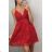 Elegantes kurzes Damenkleid auf Kleiderbügeln (uni s / m) ITALIAN MODA IM9195900