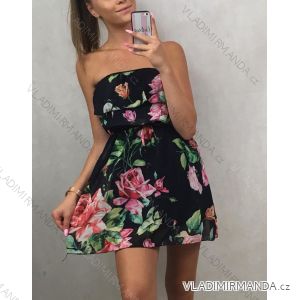 Kleid carmen kurze kurze Frauen (uni s / m) ITALIENISCHE MODA IM919640
