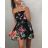 Kleid carmen kurze kurze Frauen (uni s / m) ITALIENISCHE MODA IM919640
