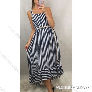 Langes Sommerkleid für Damen (uni sm) ITALIAN MODE IM919157