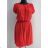 Kurzes Sommerkleid Damen (uni sl) ITALIENISCH MODA IM15191706T2206
