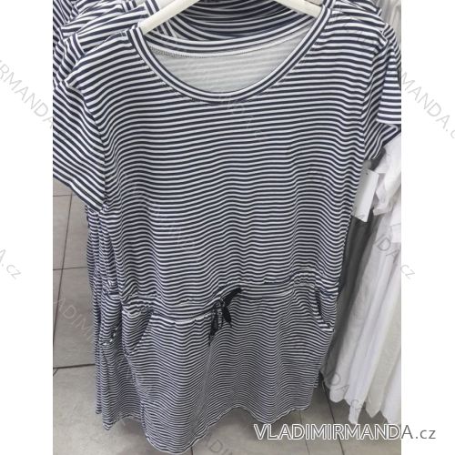 Sommer Kurzarm Kleid Damen (uni sl) ITALIENISCHE MODE IM719802
