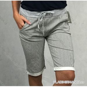 Trainingsanzug 3/4 kurze Shorts Sommer Damen Streifen (uni s / m) ITALIENISCHER MODUS IM1319132
