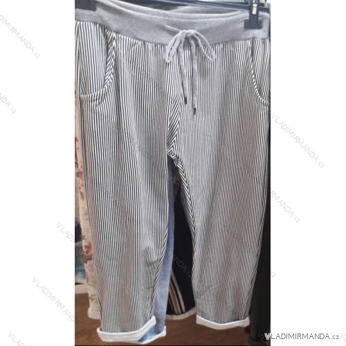 Gestreifter Damen-Trainingsanzug in Übergröße (uni xl-xxl) ITALIAN MODE IM1219071