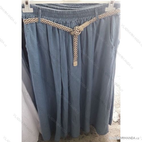 Sommerjeans langer Damenrock (uni sl) ITALIENISCHER MODUS IM719729