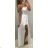 Kleid für Träger mit Spitze lange Damen (uni sl) ITALIENISCHE Mode IM918040