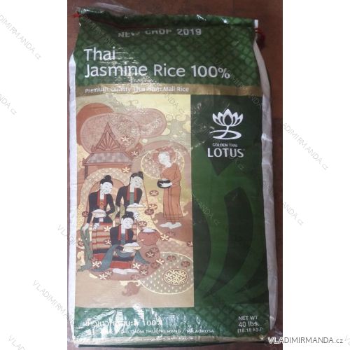 Bester Jasminreis - Thais Rice - 18kg / 1460kc - eine Lotosmarke