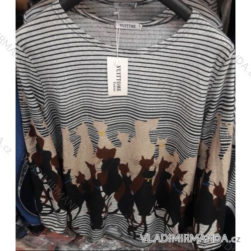 Damen Langarm T-Shirt warm (m-2xl) VUITTOME FASHION BLF19DL-2