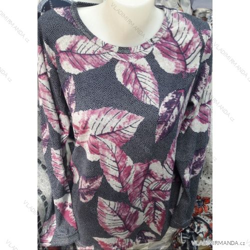Damen T-Shirt Langarm Übergröße (M-3XL) DUNAUONE PM119201
