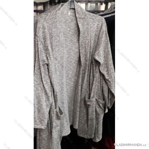 Strickjacke Fleece Warm Übergröße (M-3XL) POLNISCHE MODE PM119209