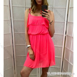 Sommerkleid für Damen Schultergurte (uni sl) ITALIENISCHER MODUS IM417188