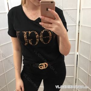 Kurzärmliges T-Shirt VOGUE (SL) ITALIENISCHE WEIBLICHE MODE IMT19325