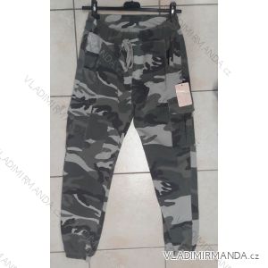 Jogginghose schwache camo Frauenknöpfe (uni s / m) ITALIAN FASHION IM519084
