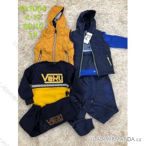 Sweatshirt, Jogginghose und Westenset für Jungen (4-12 Jahre) SAD SAD19KK1054