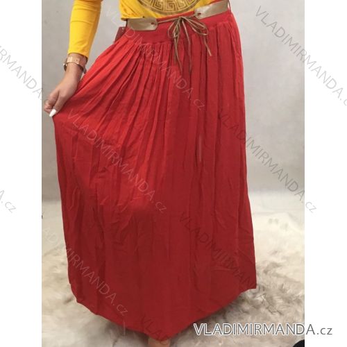 Langer Damenrock lang (uni s / m) ITALIAN FASHION IM717102