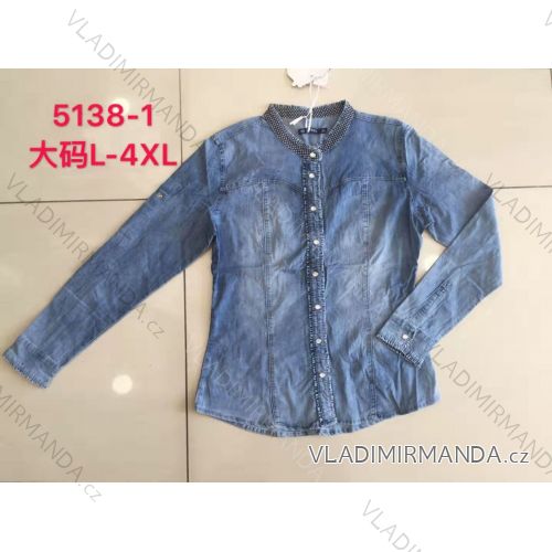 Damen Jeanshemd (l-4xl) GOURD LEX195138-1