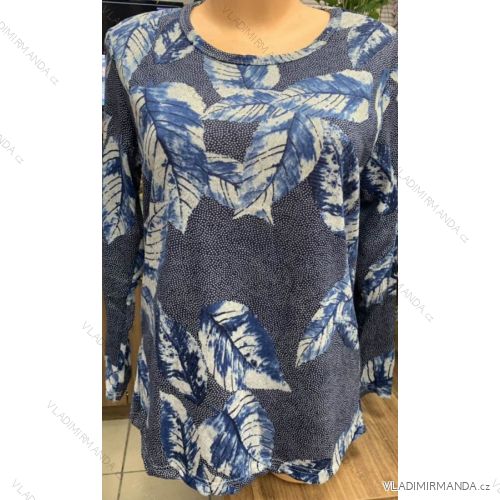 Damen T-Shirt Langarm Übergröße (M-3XL) DUNAUONE PM119206

