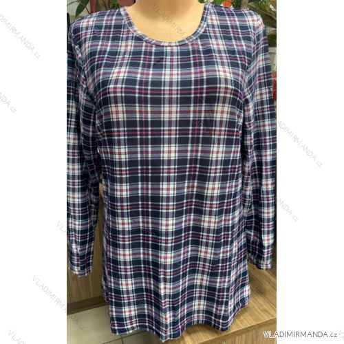 Damen T-Shirt Langarm Übergröße (M-3XL) DUNAUONE PM119219
