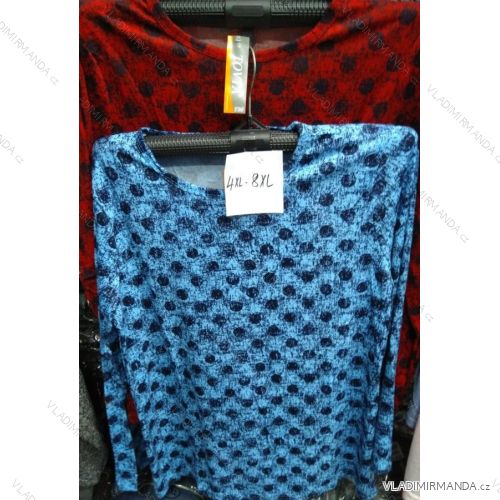 T-Shirt Langarm Damen (uni 4X-8XL) SUN219007
