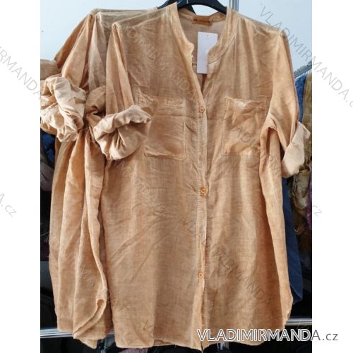 T-Shirt 3/4 Langarm Damen (uni xl / 2xl) ITALIENISCH MODA IM1219089
