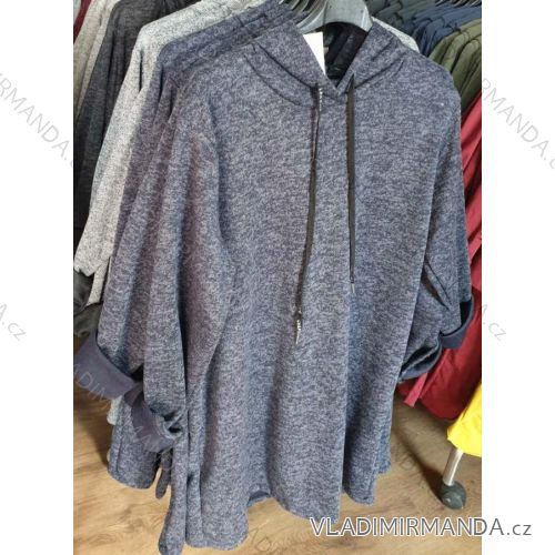 Sweatshirt Langarm mit Kapuze Frauen (uni xl-2xl) IM1219100
