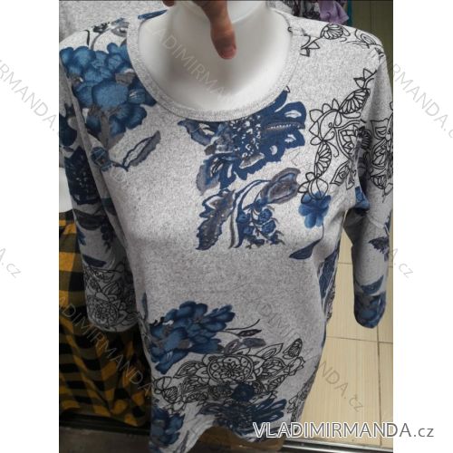 Damen T-Shirt warm Langarm Übergröße (l-3xl) ERBOSSI PM119232