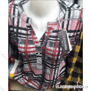 Damen T-Shirt warm Langarm Übergröße (l-3xl) ERBOSSI PM119234
