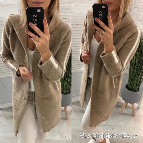Damen Langarm Mantel Fleece (S-2XL) POLISH FASHION PM219003