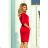 13-96 Sportkleid mit Bindung und Taschen - rot

