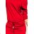 13-96 Sportkleid mit Bindung und Taschen - rot

